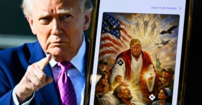 Trump publica nova imagem de IA com Jesus após polêmica