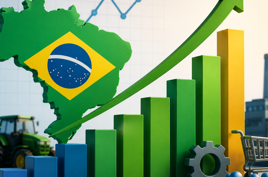 PIB 1º trimestre 2026: economia cresce 1,3%