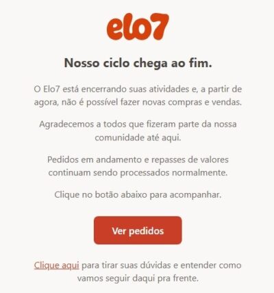 Enjoei encerra Elo7 e culpa concorrência de gigantes
