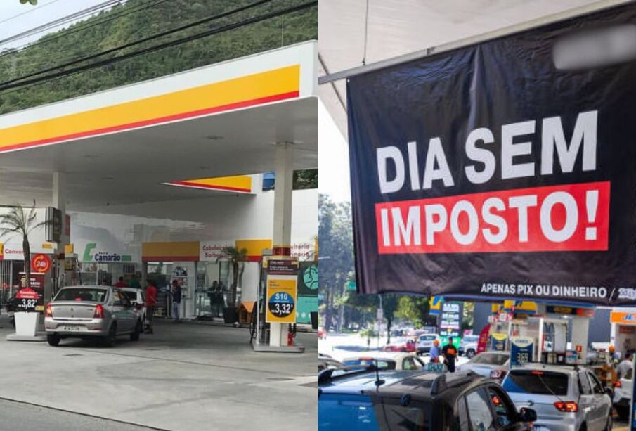 Gasolina sem imposto a R$ 4,50 em SC no Dia Livre de Impostos
