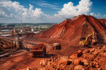 Terras raras Louisiana: montanha de lama vermelha vira mina estratégica