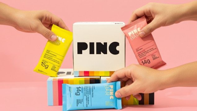 Pinc barrinha clean label: rodada com Shift para crescer