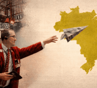 Entrada de dólares Brasil 2024: maior em 8 anos