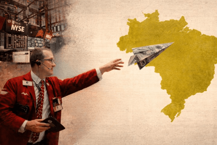 Entrada de dólares Brasil 2024: maior em 8 anos