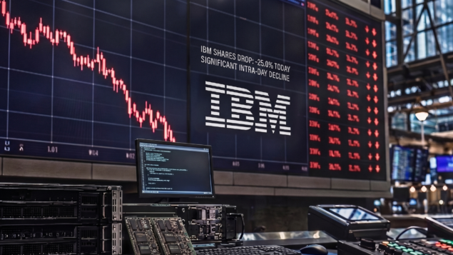 CEO da IBM admite falha e ação desaba 25%