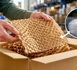 Plástico-bolha de papel: startup alemã vence prêmio e entra em projeto de €13 mi