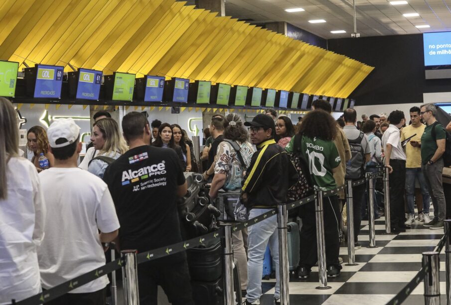 Movimentação de passageiros em aeroportos atinge 65,2 milhões no 1º semestre de 2026