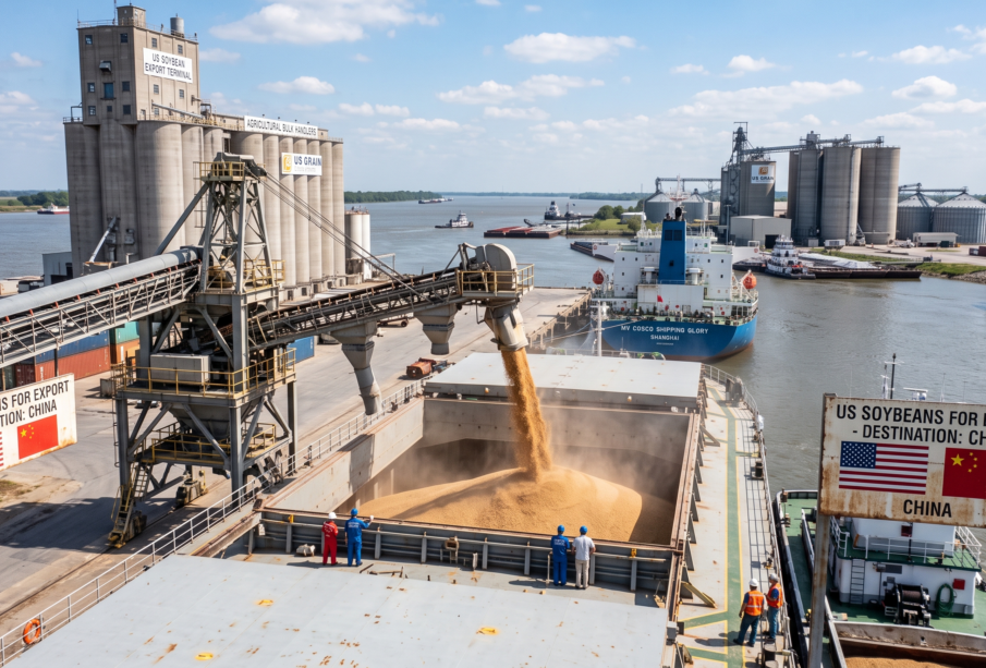 USDA confirma venda de 472 mil t de soja à China