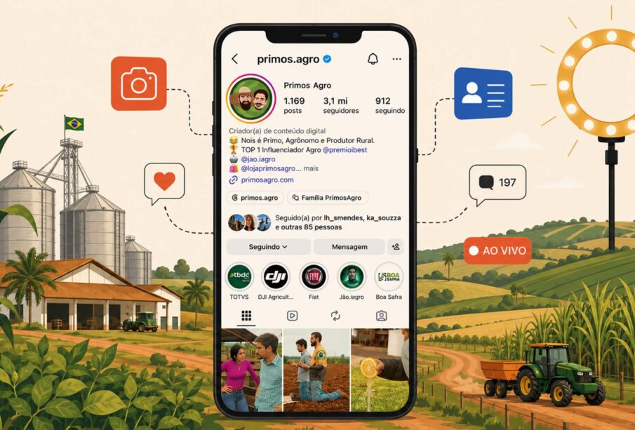 Mapa dos influenciadores agro mais relevantes