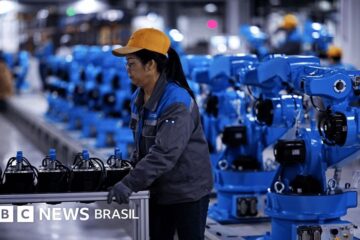 Plano bilionário da China impulsiona revolução industrial robôs