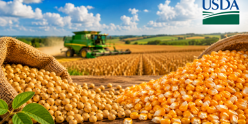 USDA soja: produtividade reduzida e milho em destaque