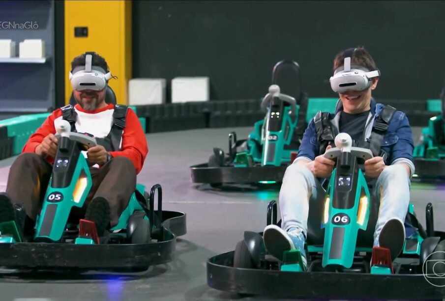 Kart realidade virtual vira negócio itinerante lucrativo